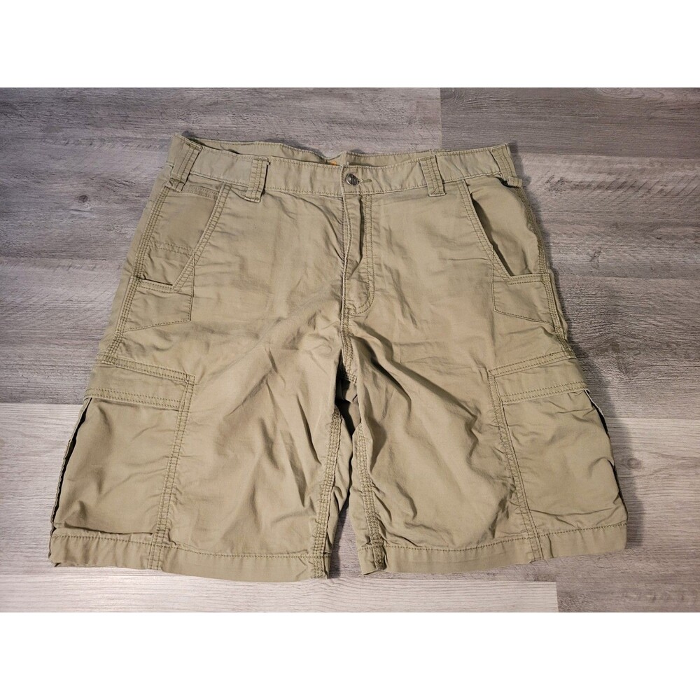 Carhartt Men's Relaxed Fit Cargo Shorts Cotton Rugged Green 101563-391 Size 36